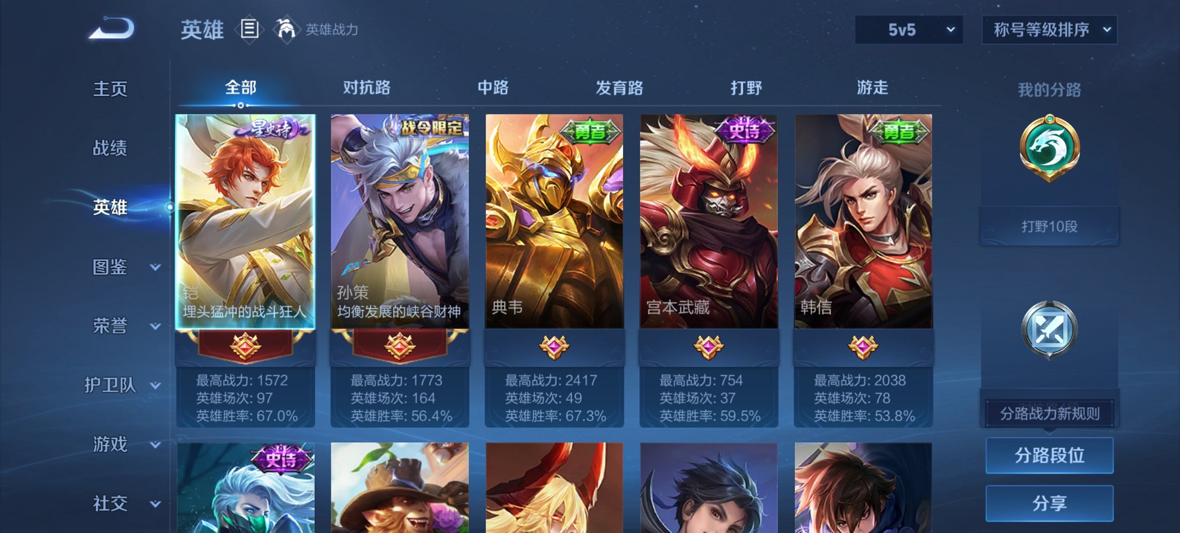 WZCMW3429863王者荣耀账号详情图6