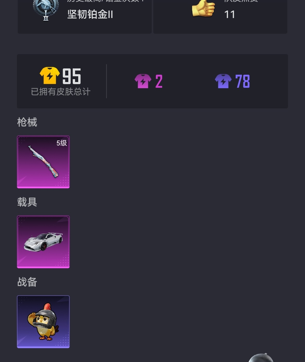 HPCMW3430294和平精英账号详情图18 HPCMW3430294和平精英账号详情图18