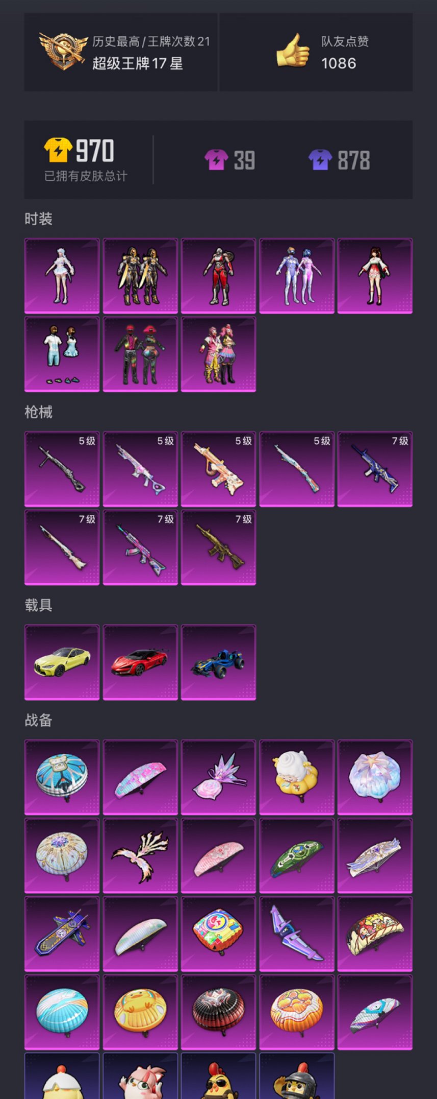 HPCMW3430285和平精英账号详情图25 HPCMW3430285和平精英账号详情图25