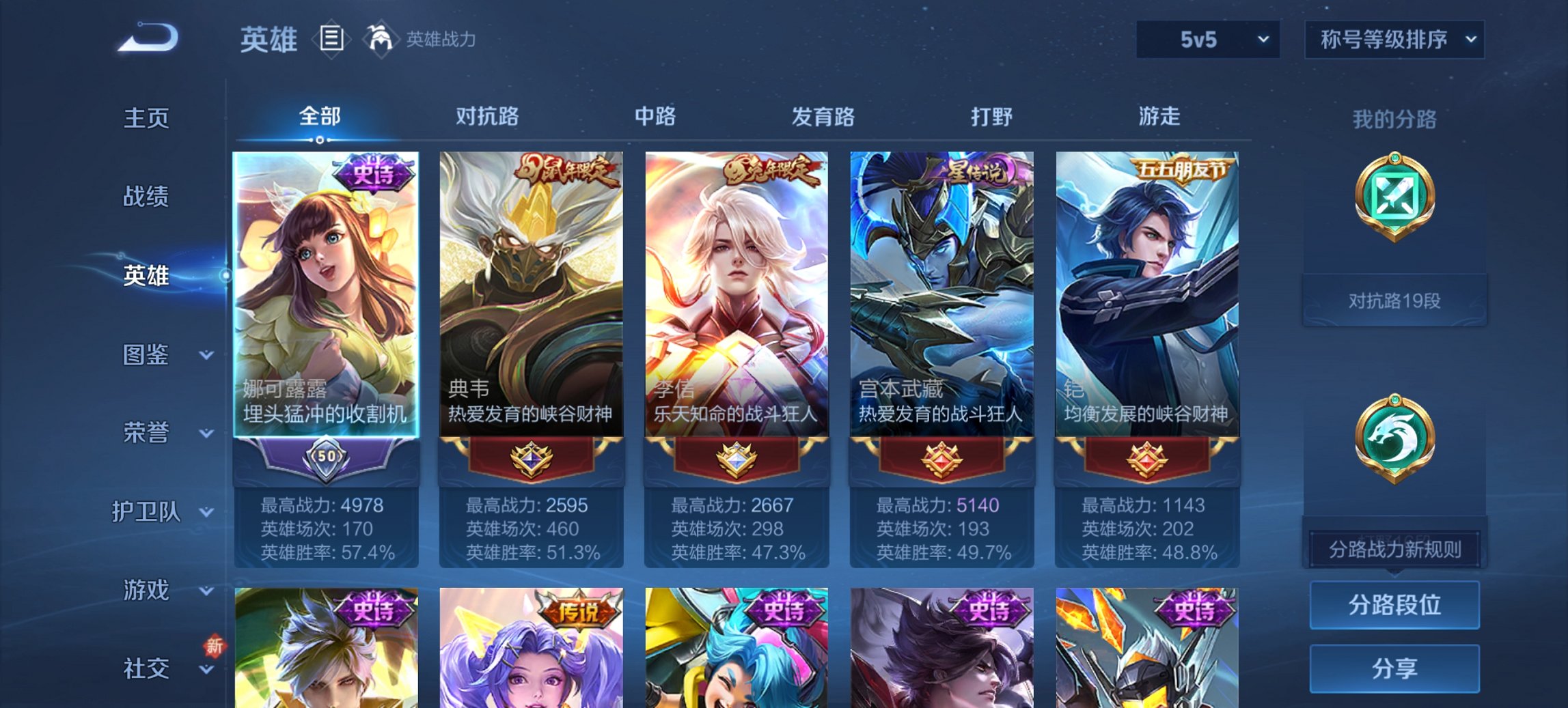 WZCMW3435026王者荣耀账号详情图2