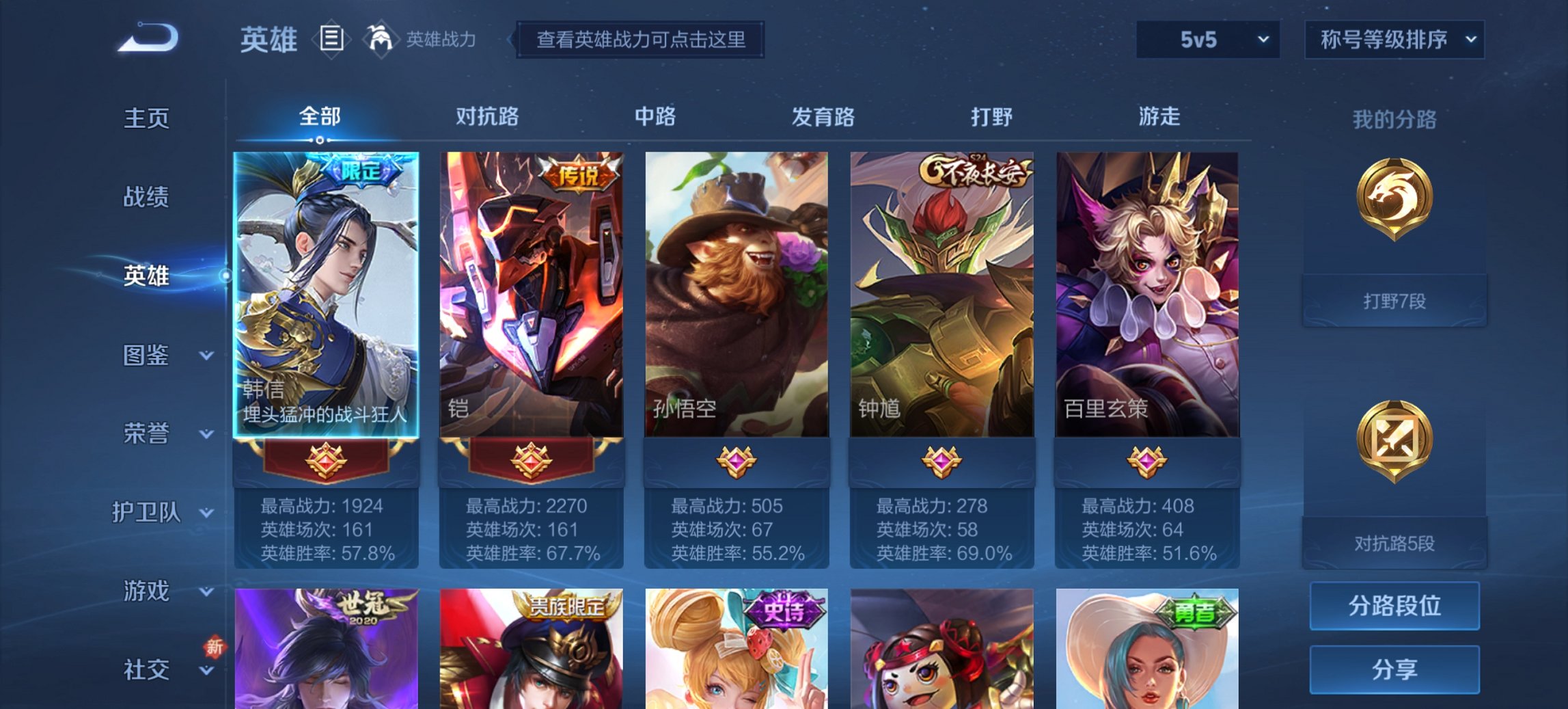 WZCMW3437295王者荣耀账号详情图3