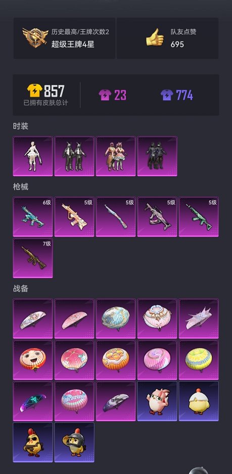 HPCMW3436642和平精英账号详情图18 HPCMW3436642和平精英账号详情图18