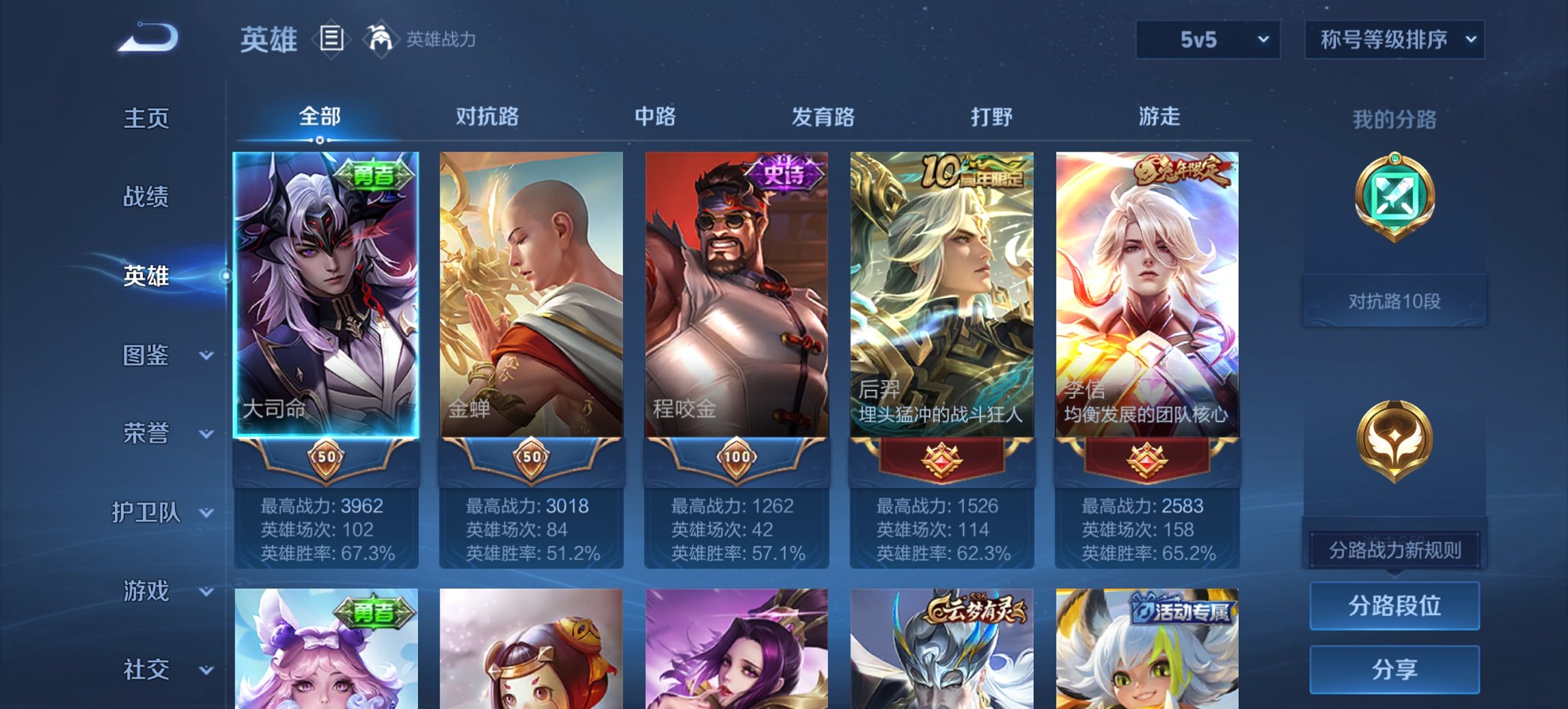 WZCMW3442628王者荣耀账号详情图6