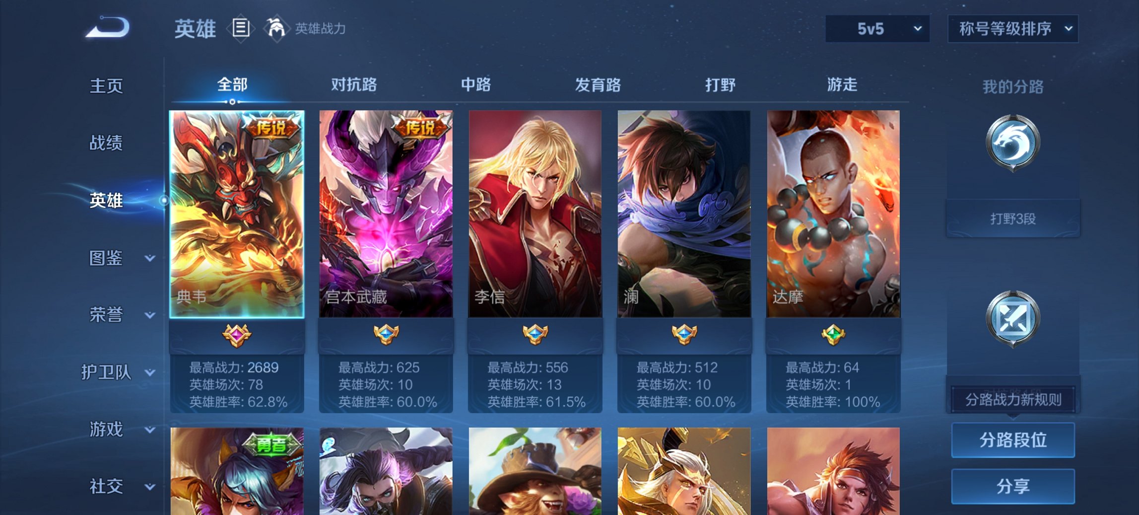 WZCMW3442606王者荣耀账号详情图3