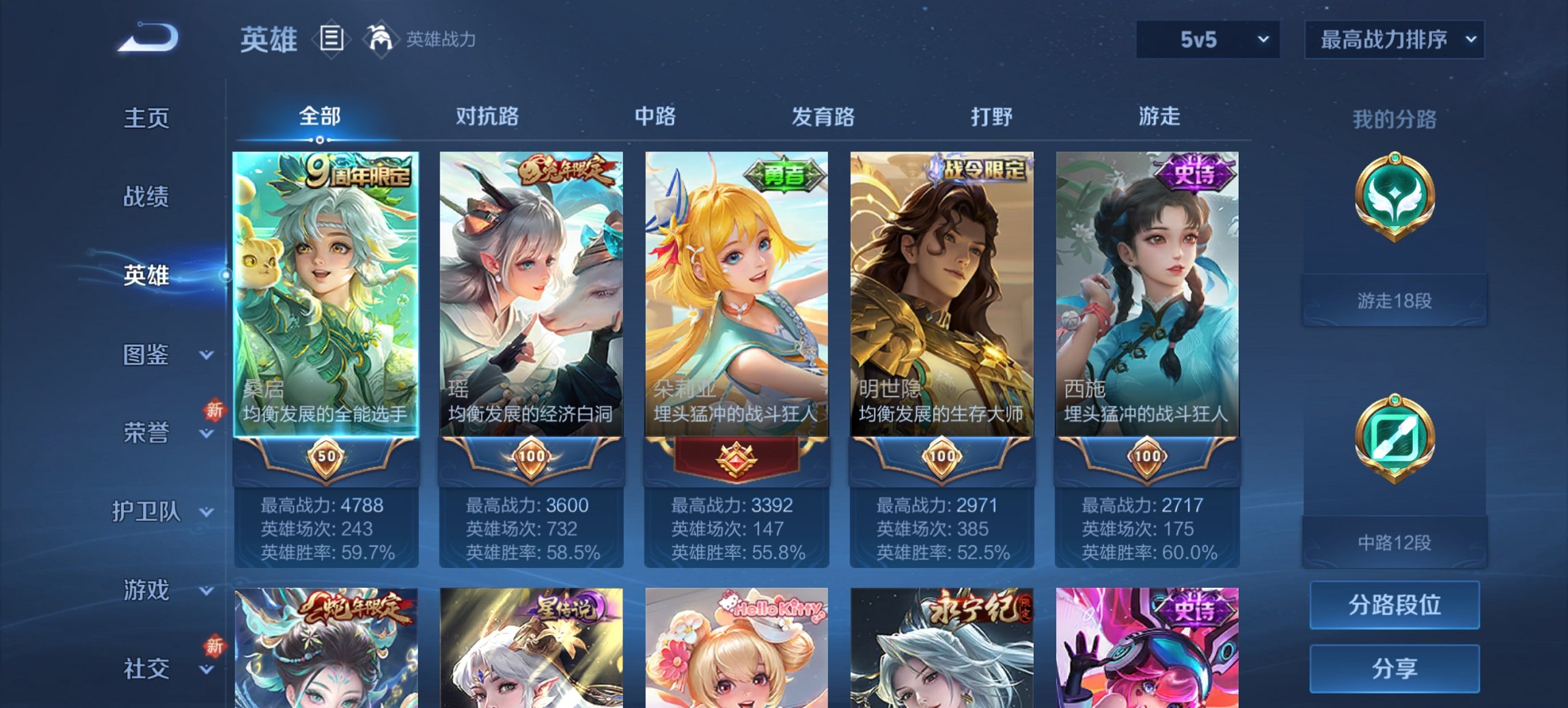 WZCMW3448262王者荣耀账号详情图5