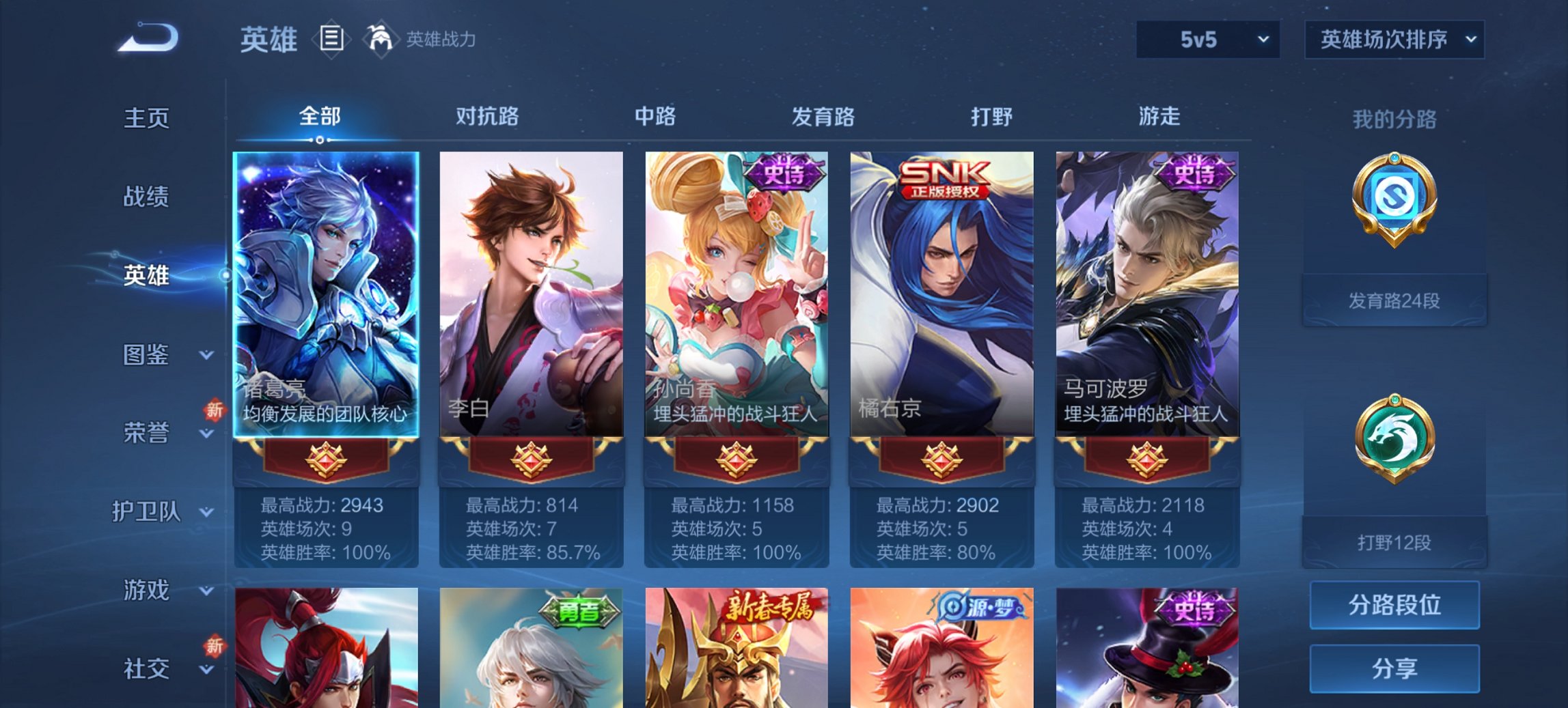 WZCMW3448281王者荣耀账号详情图2