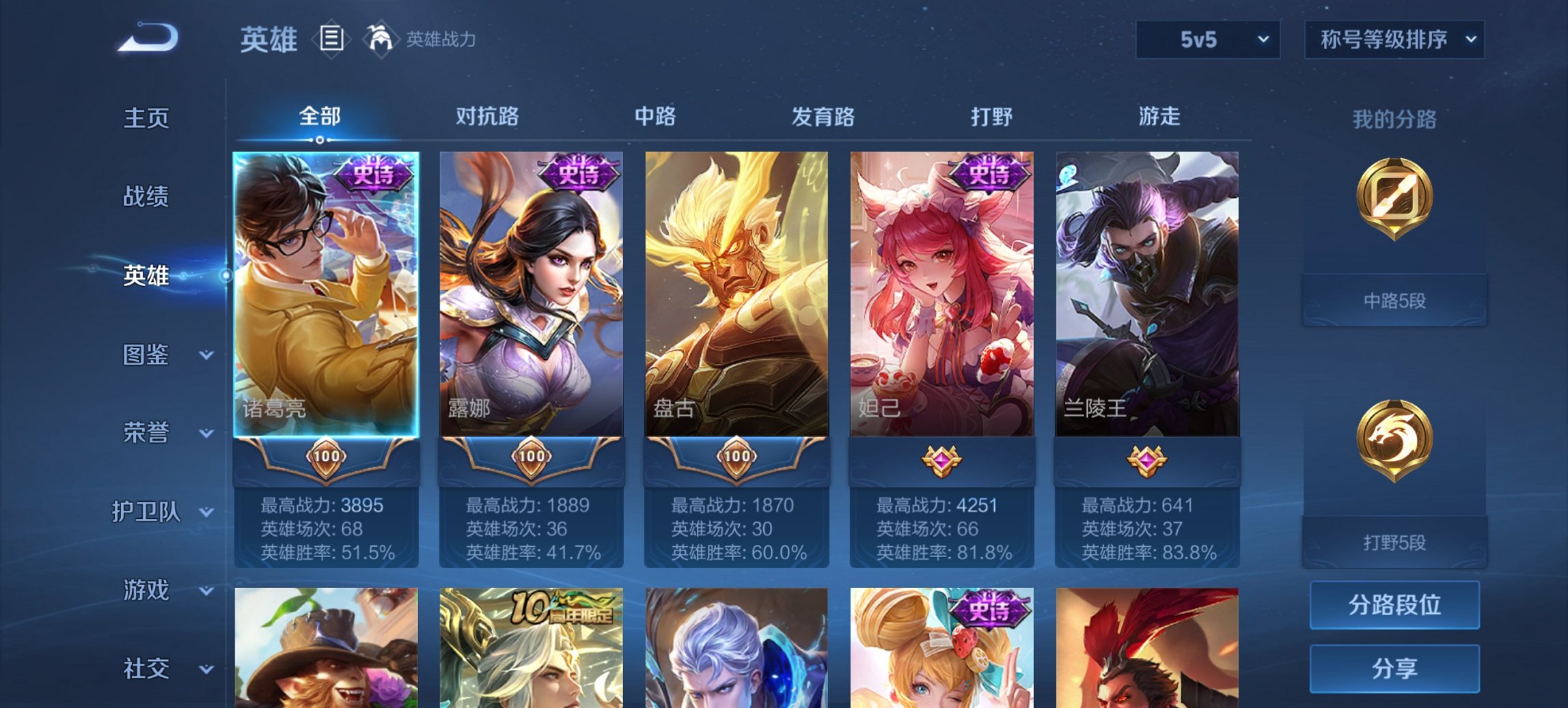 WZCMW3448274王者荣耀账号详情图6