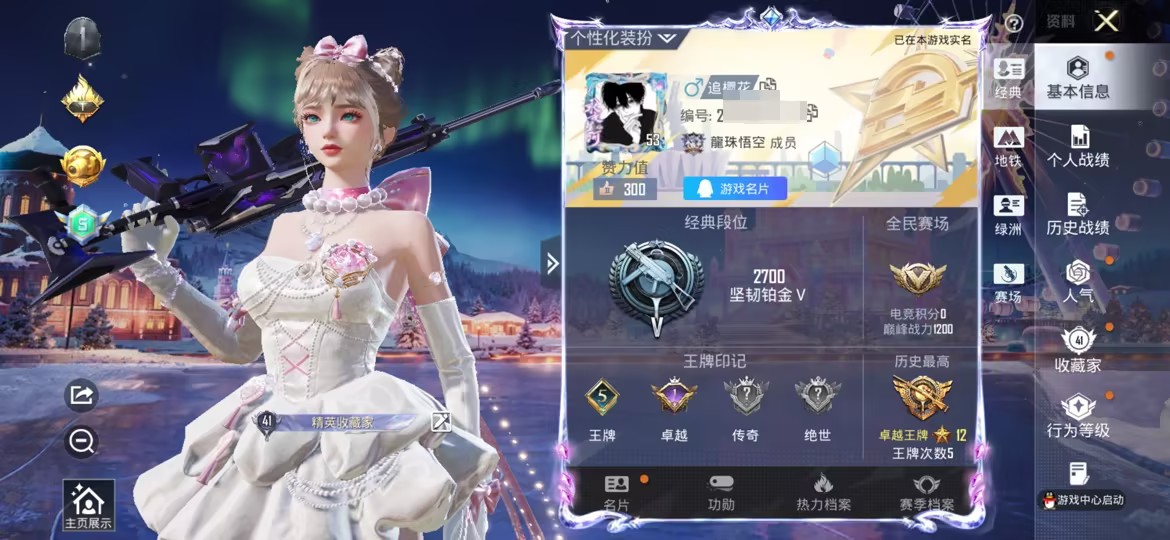 HPCMW3438632和平精英账号详情图9