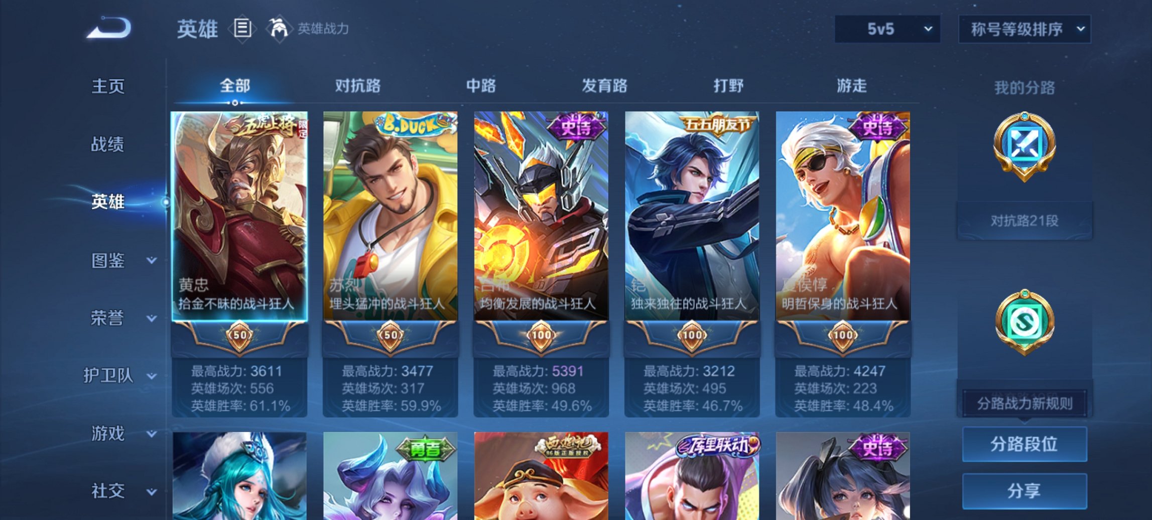 WZCMW3452495王者荣耀账号详情图3