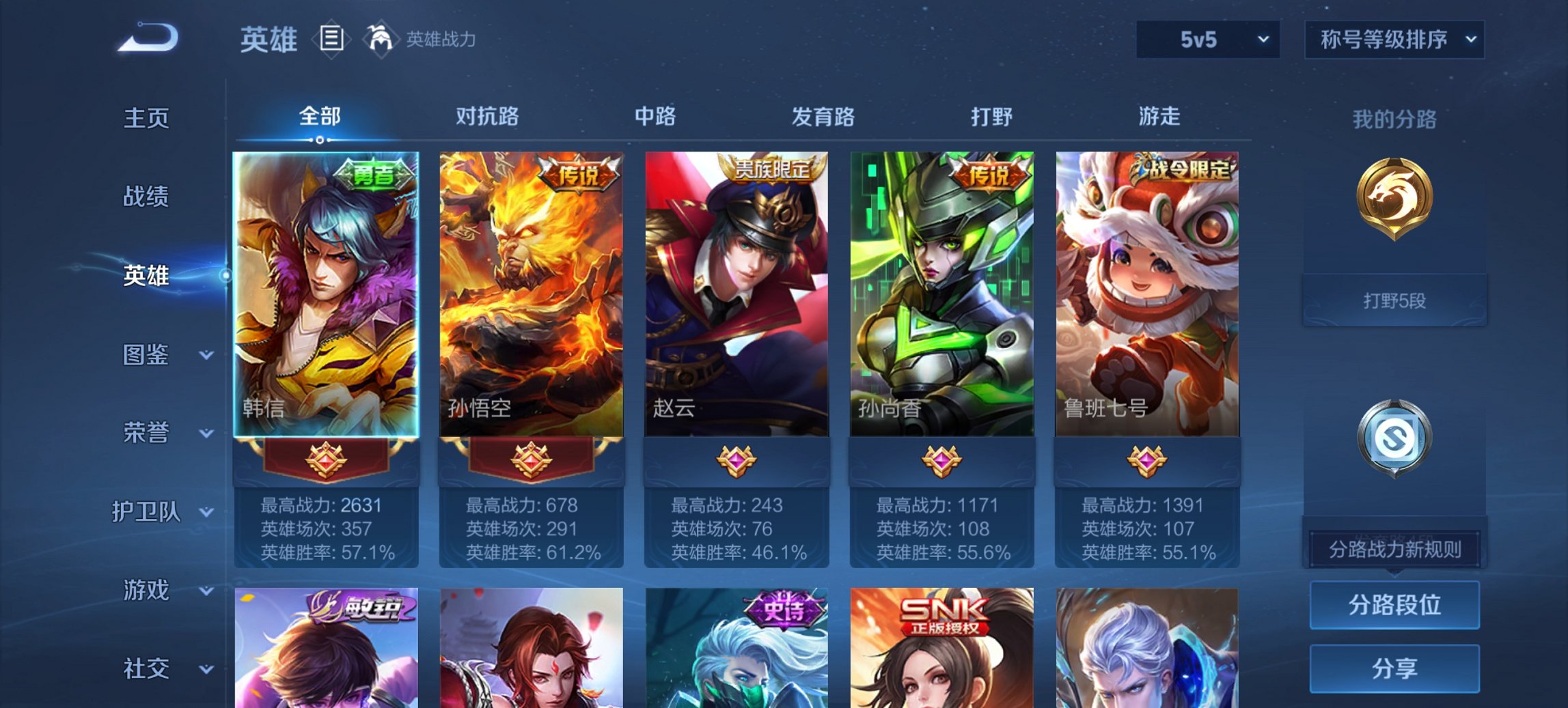 WZCMW3452522王者荣耀账号详情图2