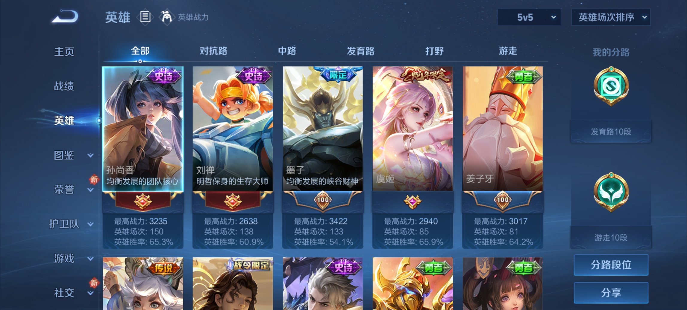 WZCMW3452500王者荣耀账号详情图3