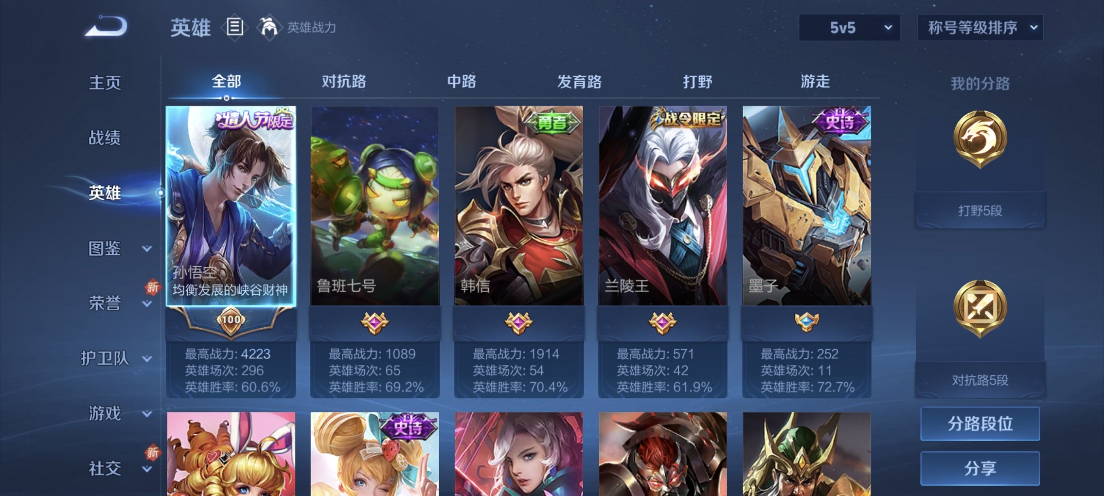 WZCMW3460092王者荣耀账号详情图4