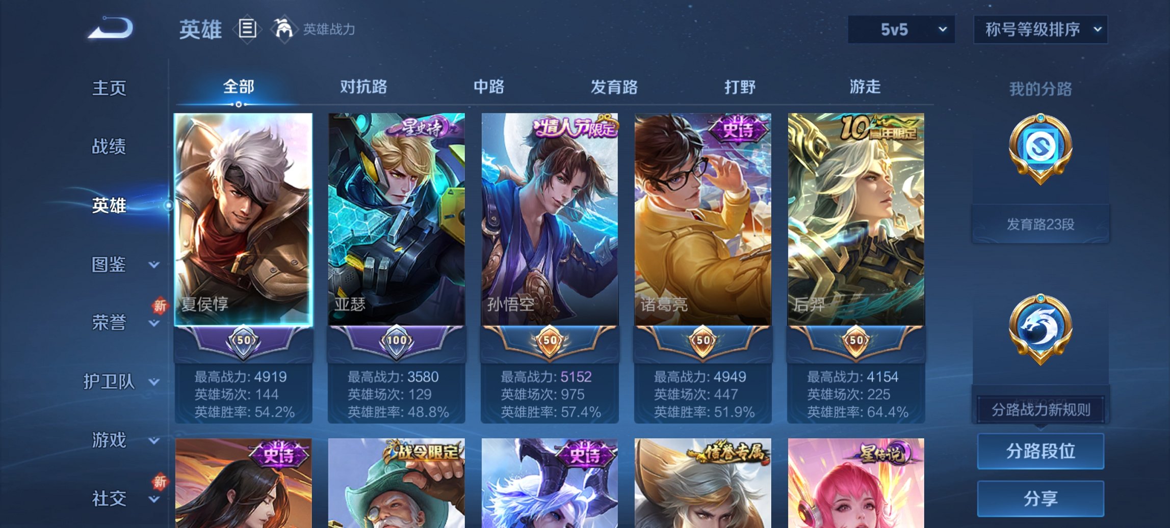 WZCMW3460036王者荣耀账号详情图5