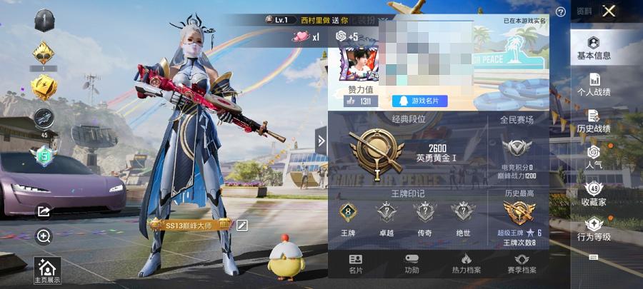 HPCMW3445882和平精英账号详情图20