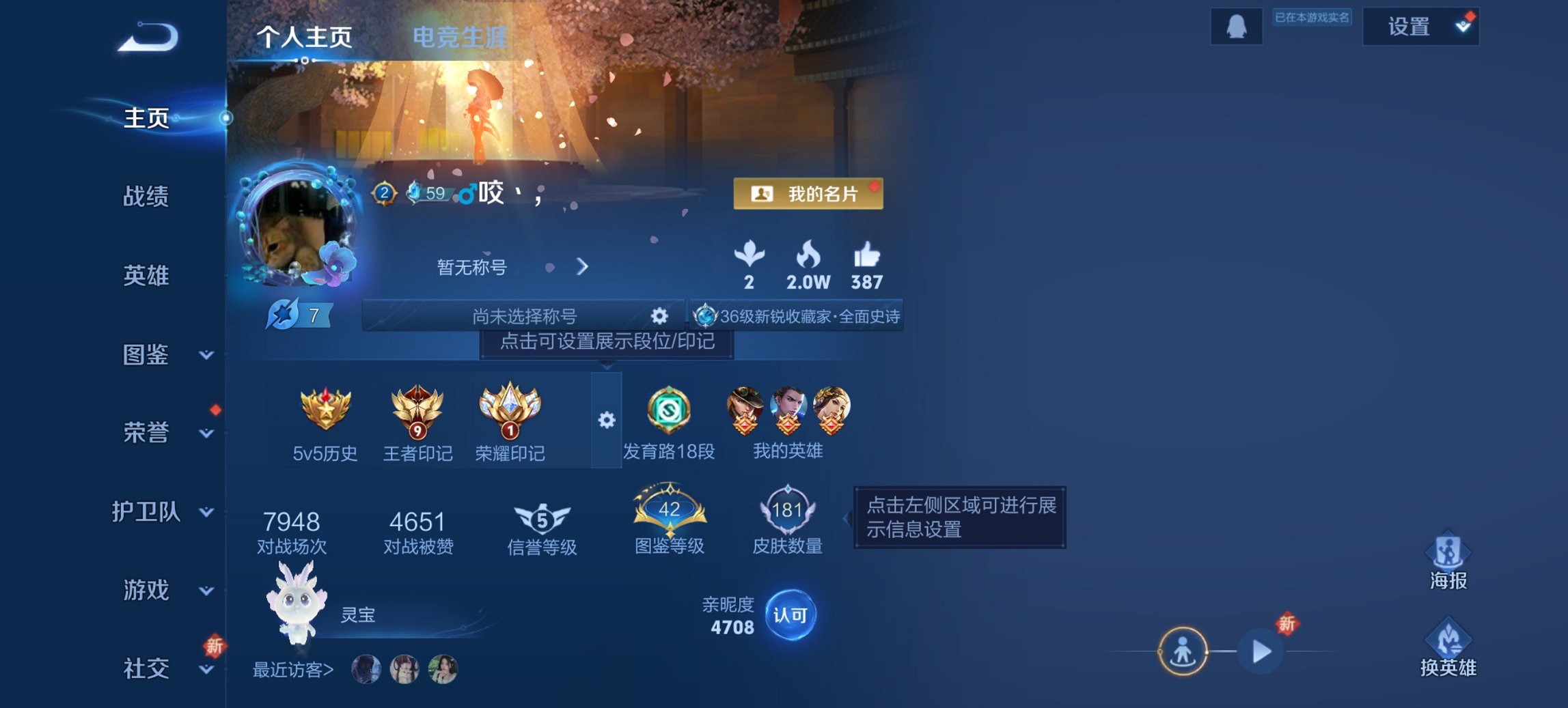 王者荣耀账号安卓QQ125英雄-181皮肤-【181皮肤特价号 秒换绑不用等】安卓Q-125英雄【51史诗】江河有灵 妄