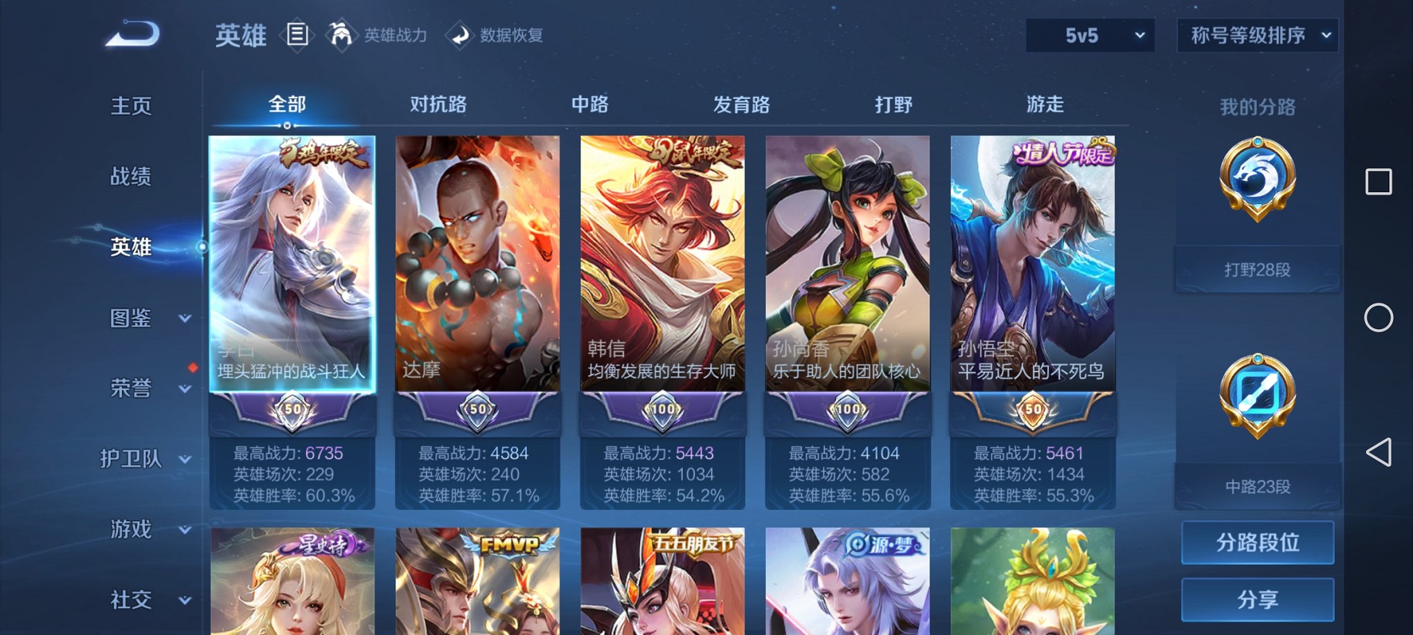 WZCMW3467331王者荣耀账号详情图6