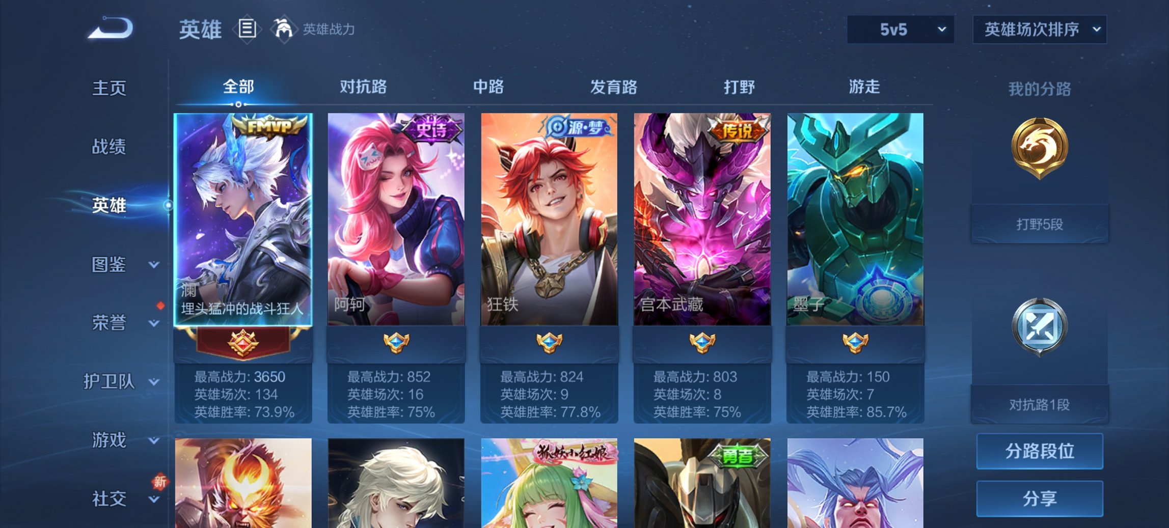 WZCMW3469967王者荣耀账号详情图6