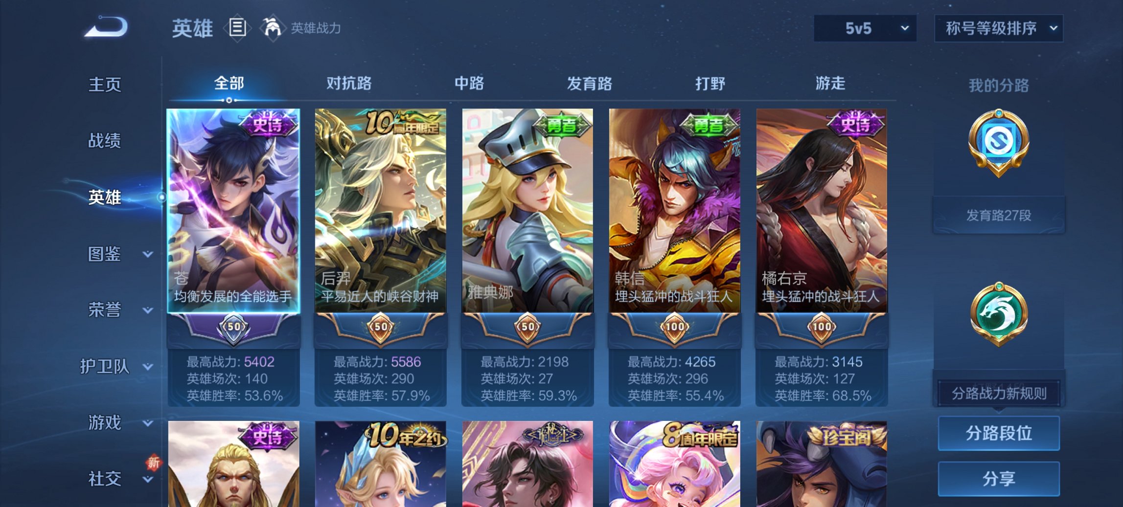 WZCMW3470025王者荣耀账号详情图2