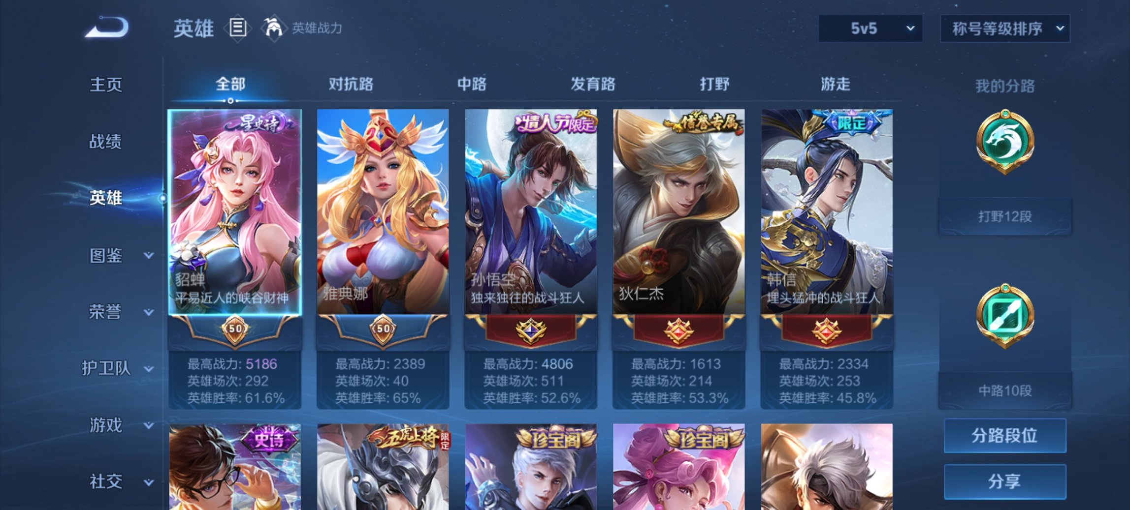 WZCMW3474599王者荣耀账号详情图6