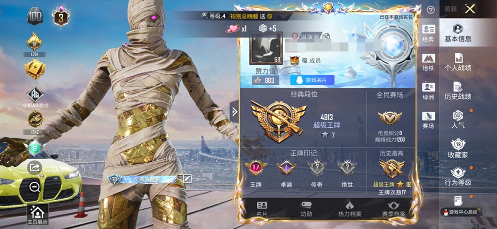 HPCMW3452422和平精英账号详情图8