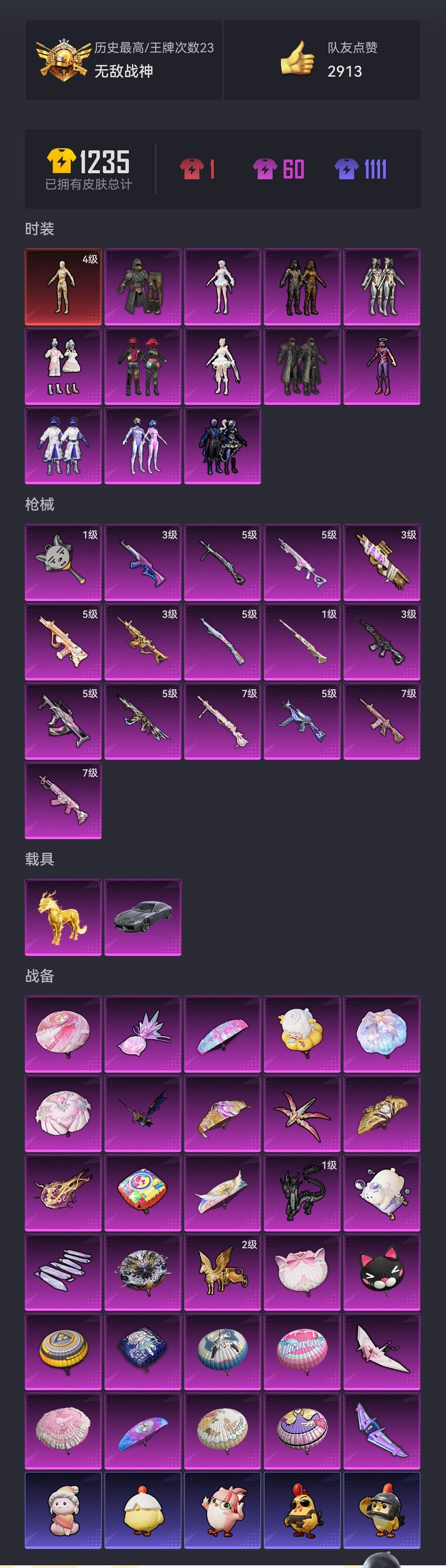 HPCMW3454792和平精英账号详情图24 HPCMW3454792和平精英账号详情图24