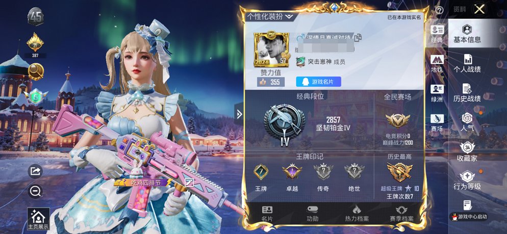 HPCMW3455662和平精英账号详情图2