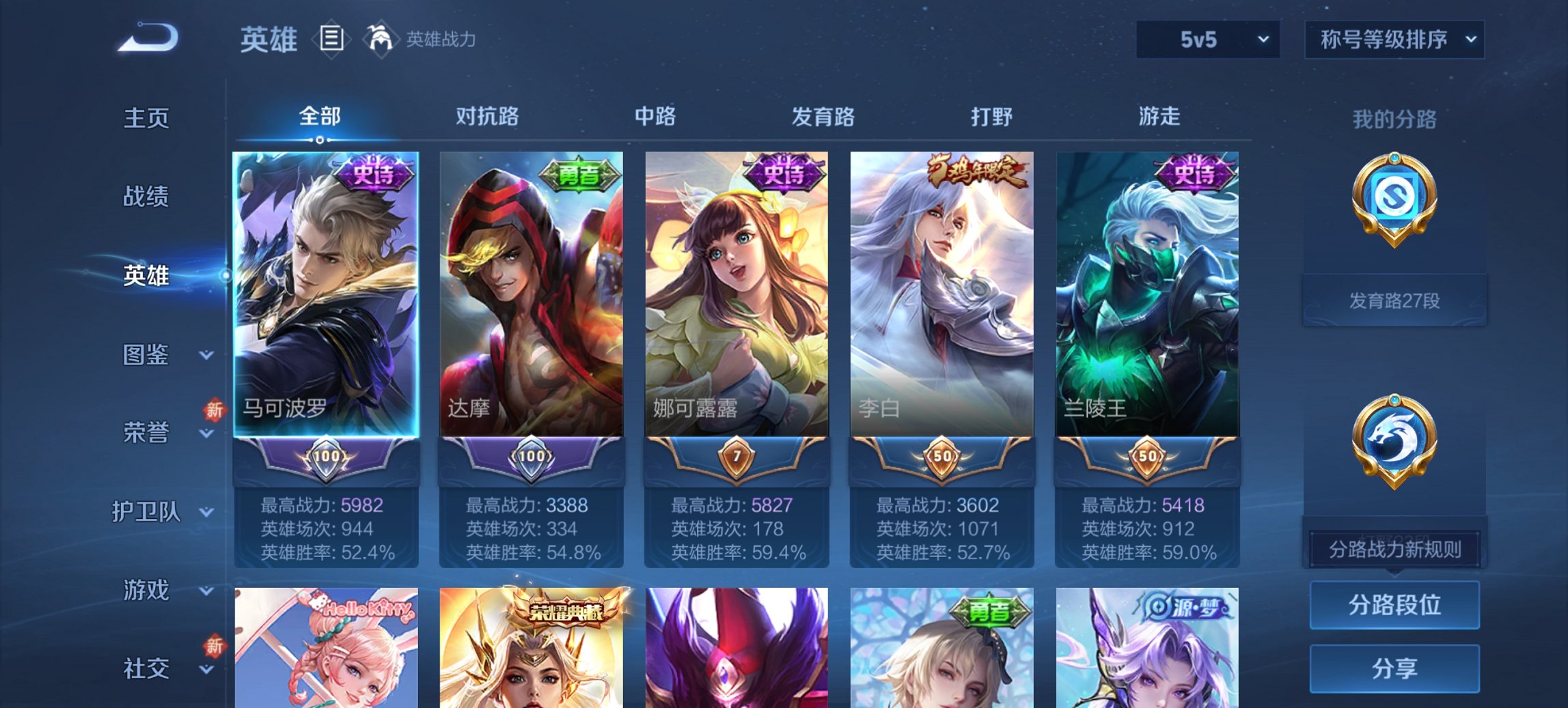 WZCMW3481884王者荣耀账号详情图5