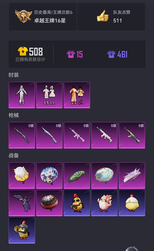 HPCMW3454808和平精英账号详情图18 HPCMW3454808和平精英账号详情图18