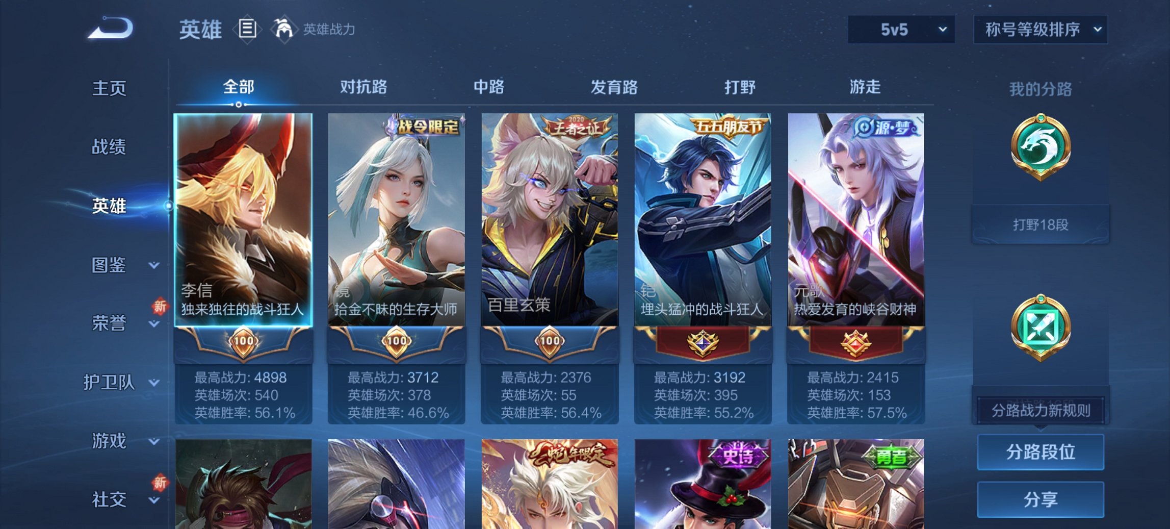 WZCMW3482115王者荣耀账号详情图5