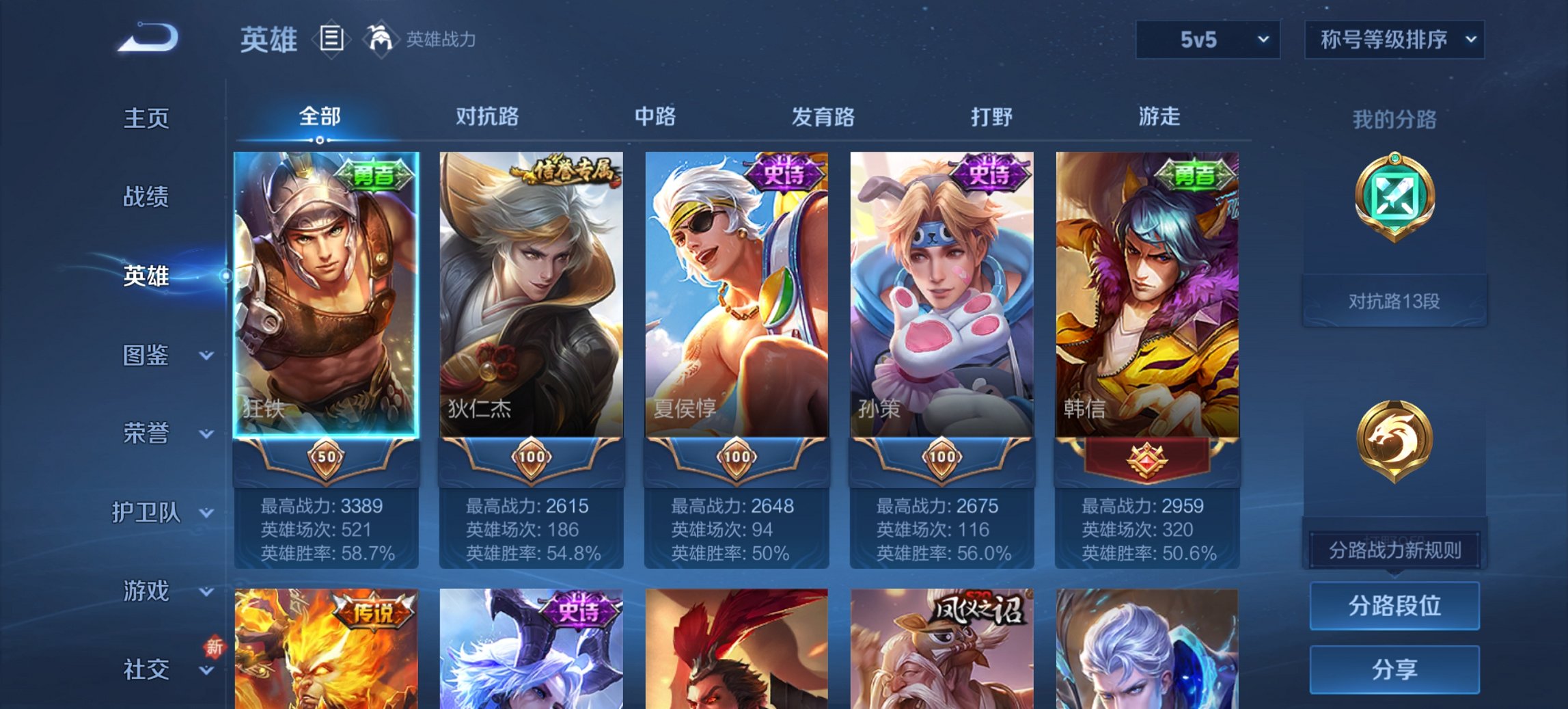 WZCMW41031王者荣耀账号详情图4