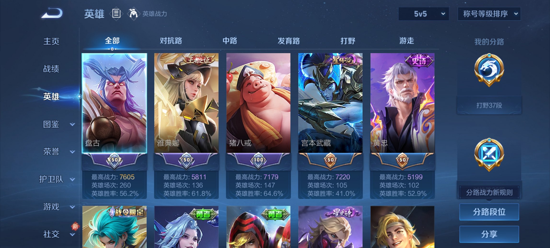 WZCMW487641王者荣耀账号详情图6