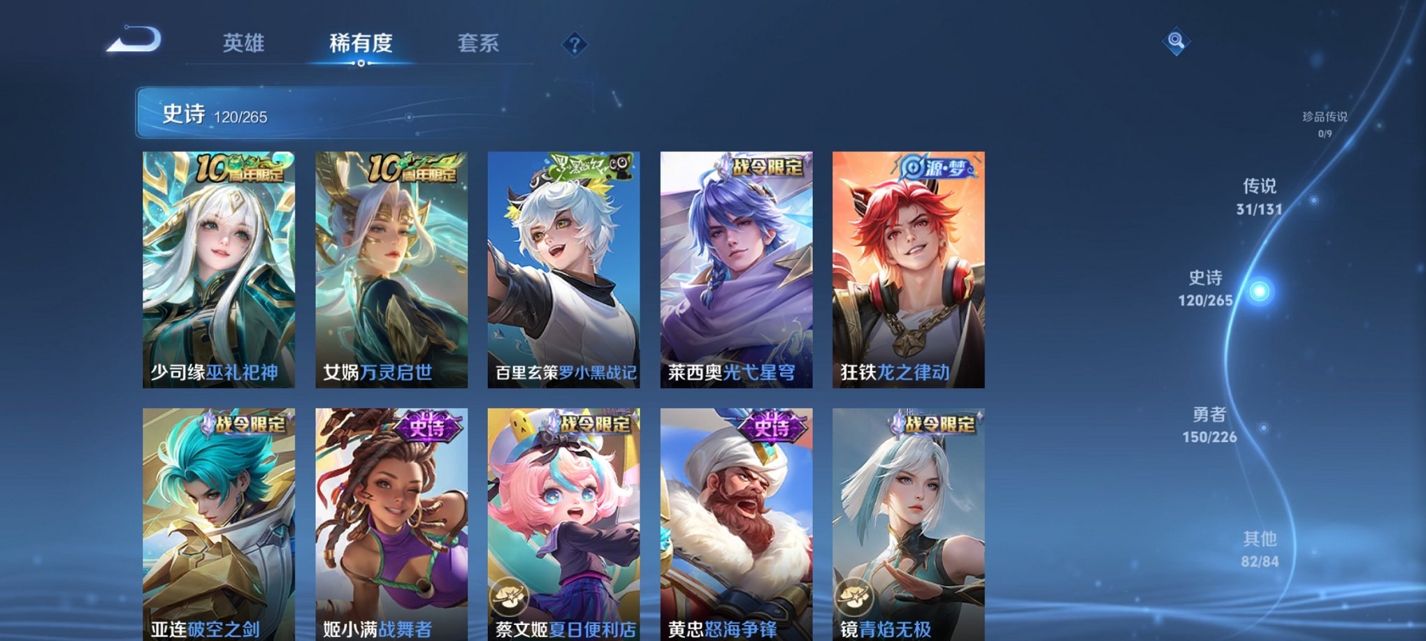 WZCMW429033王者荣耀账号详情图2