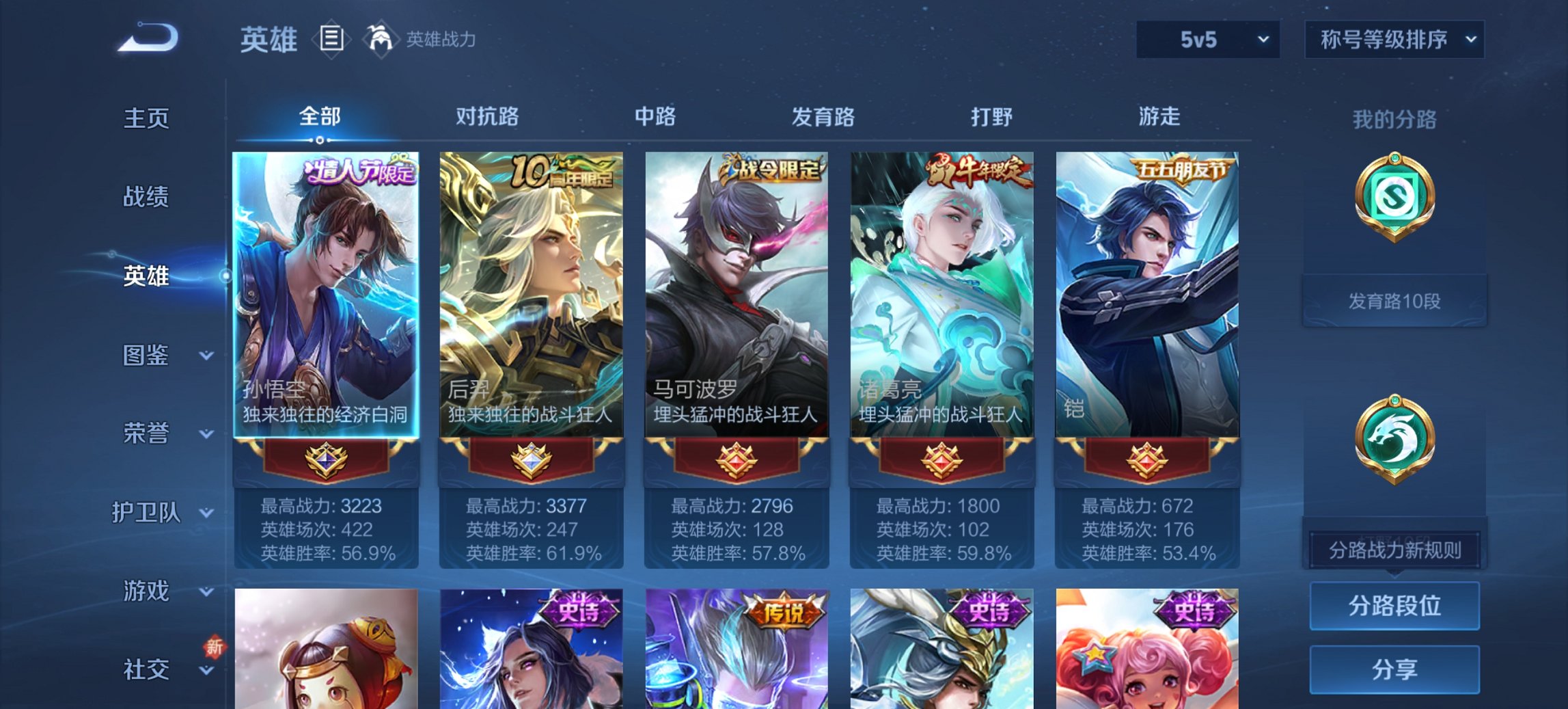 WZCMW422852王者荣耀账号详情图3