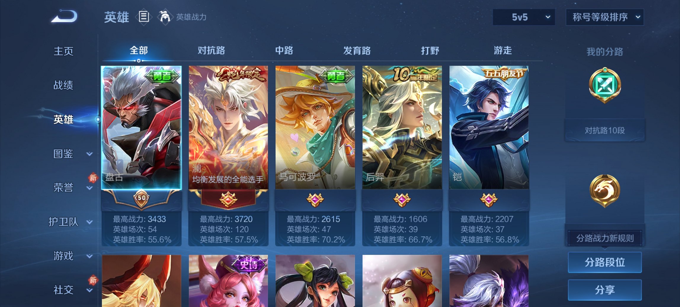 WZCMW436102王者荣耀账号详情图6