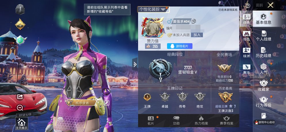 HPCMW423038和平精英账号详情图6