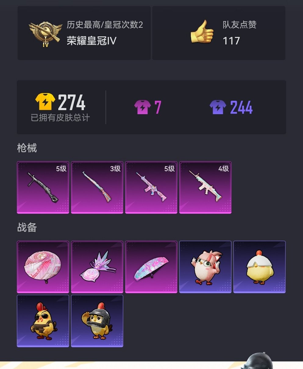 HPCMW426176和平精英账号详情图17 HPCMW426176和平精英账号详情图17