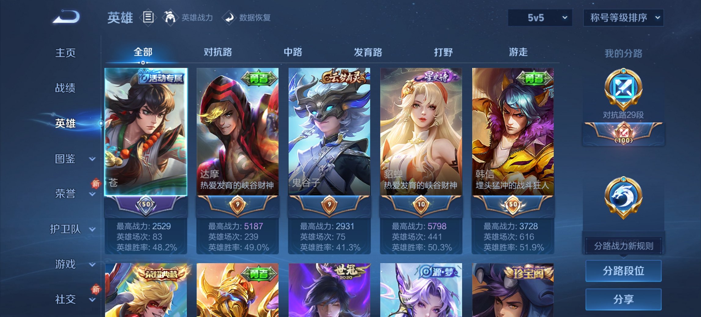 WZCMW487881王者荣耀账号详情图5