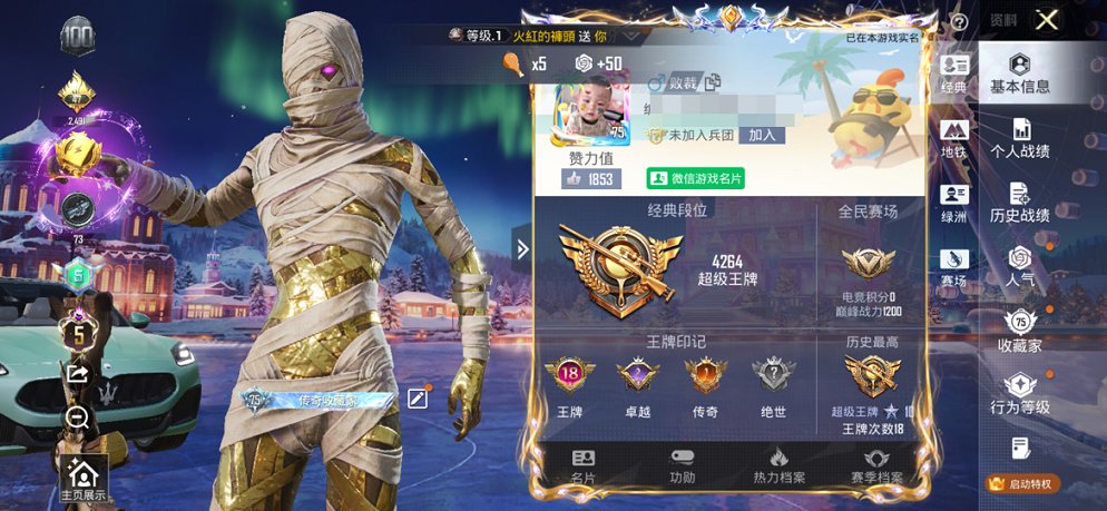 HPCMW435813和平精英账号详情图3