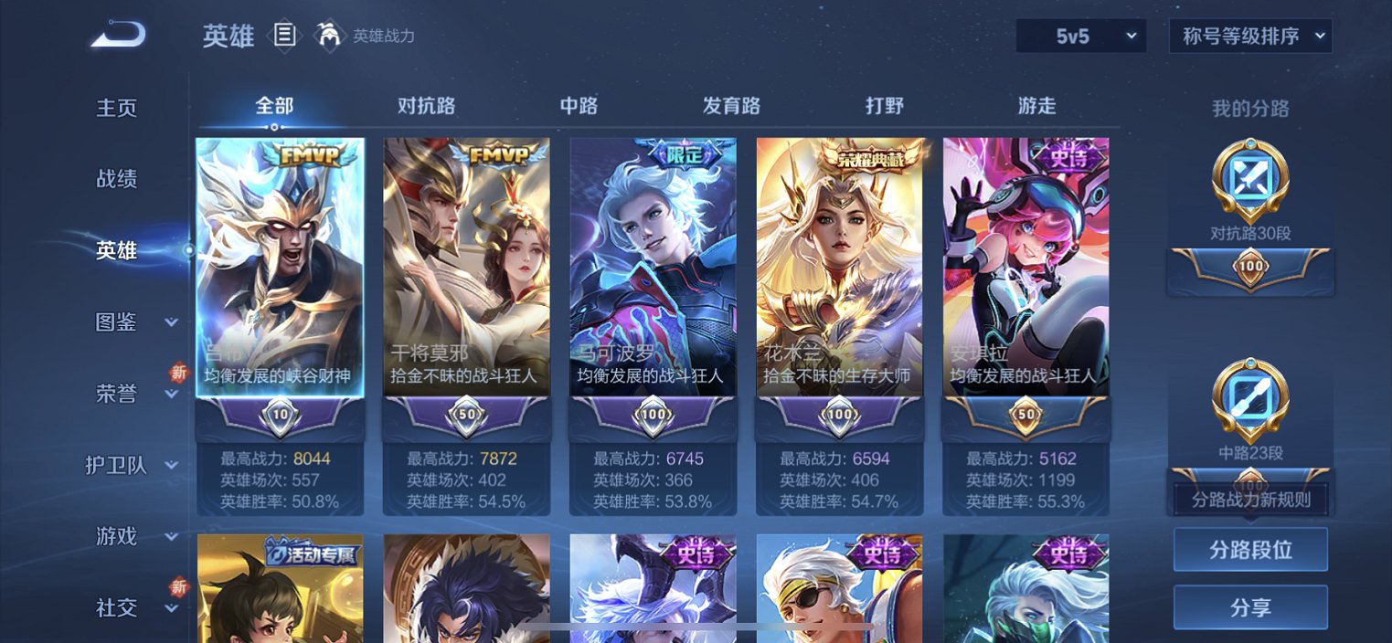 WZCMW482528王者荣耀账号详情图12