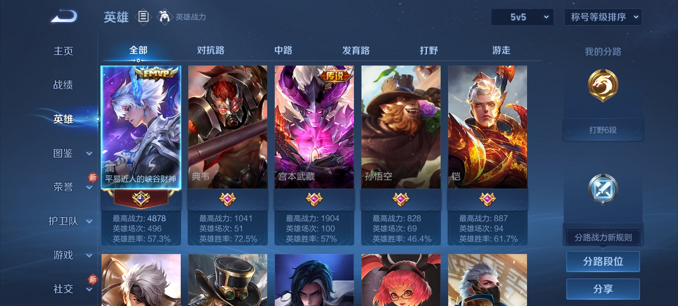 WZCMW482598王者荣耀账号详情图6