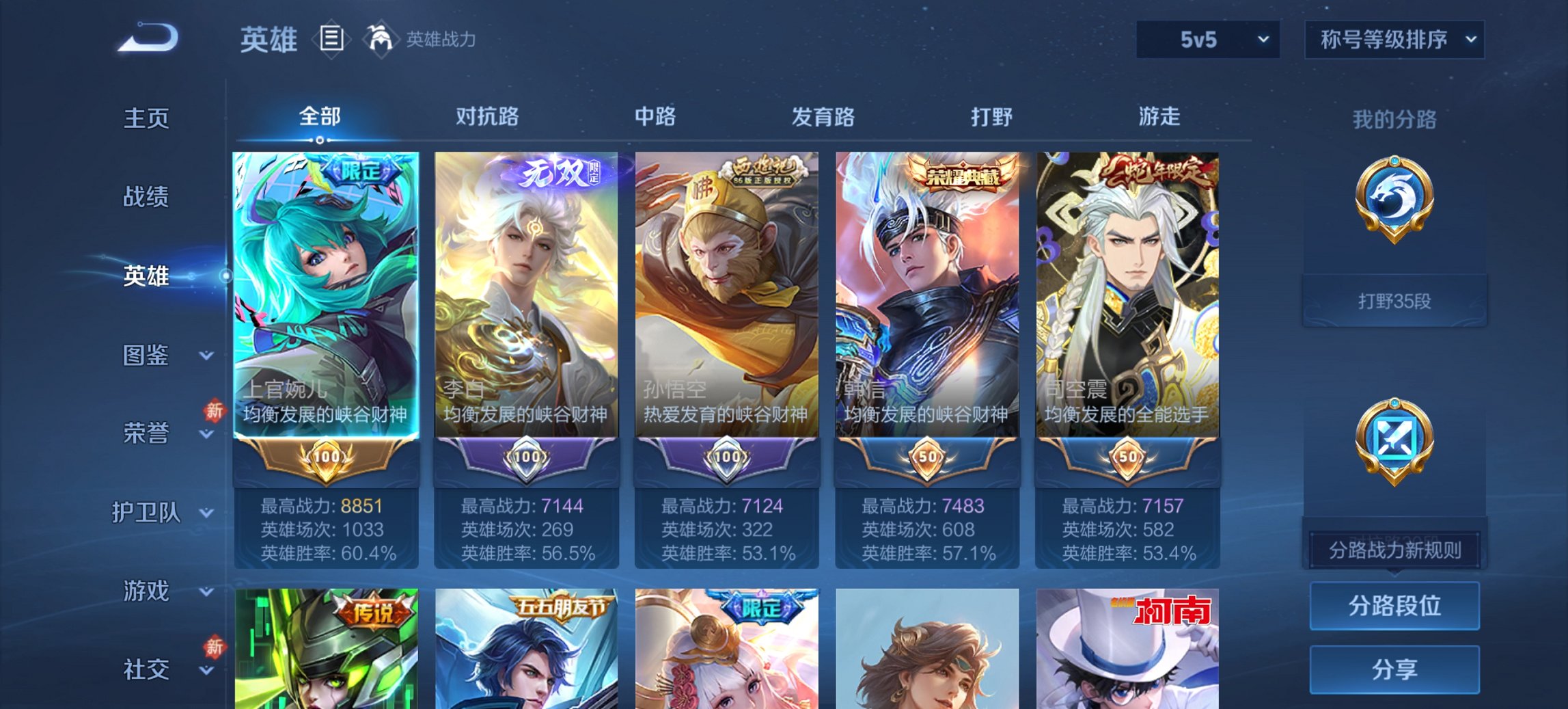 WZCMW485889王者荣耀账号详情图3