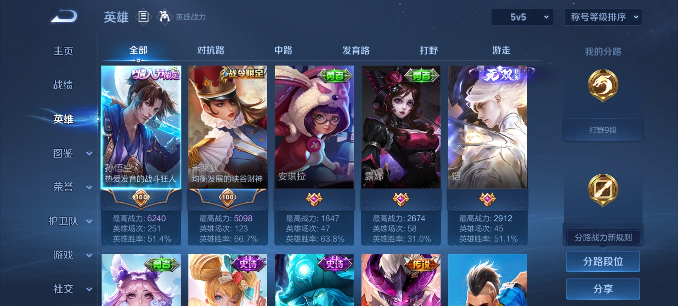 WZCMW494088王者荣耀账号详情图6