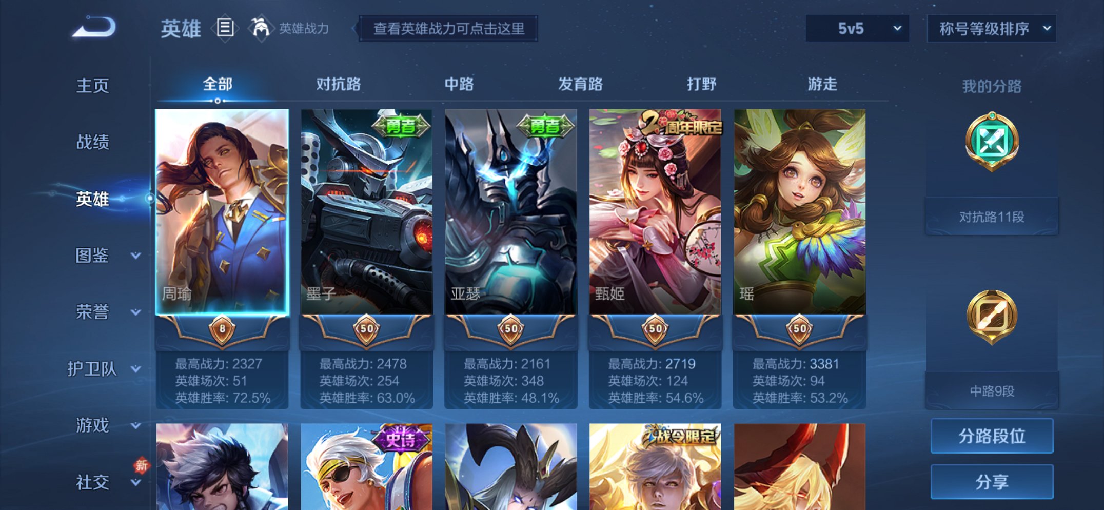 WZCMW4106960王者荣耀账号详情图2