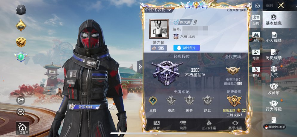 HPCMW466171和平精英账号详情图6