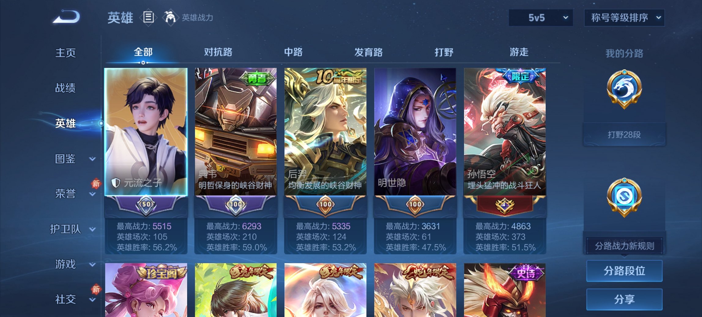 WZCMW4123535王者荣耀账号详情图4