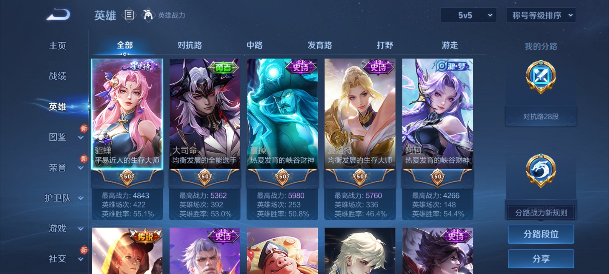 WZCMW4141621王者荣耀账号详情图5