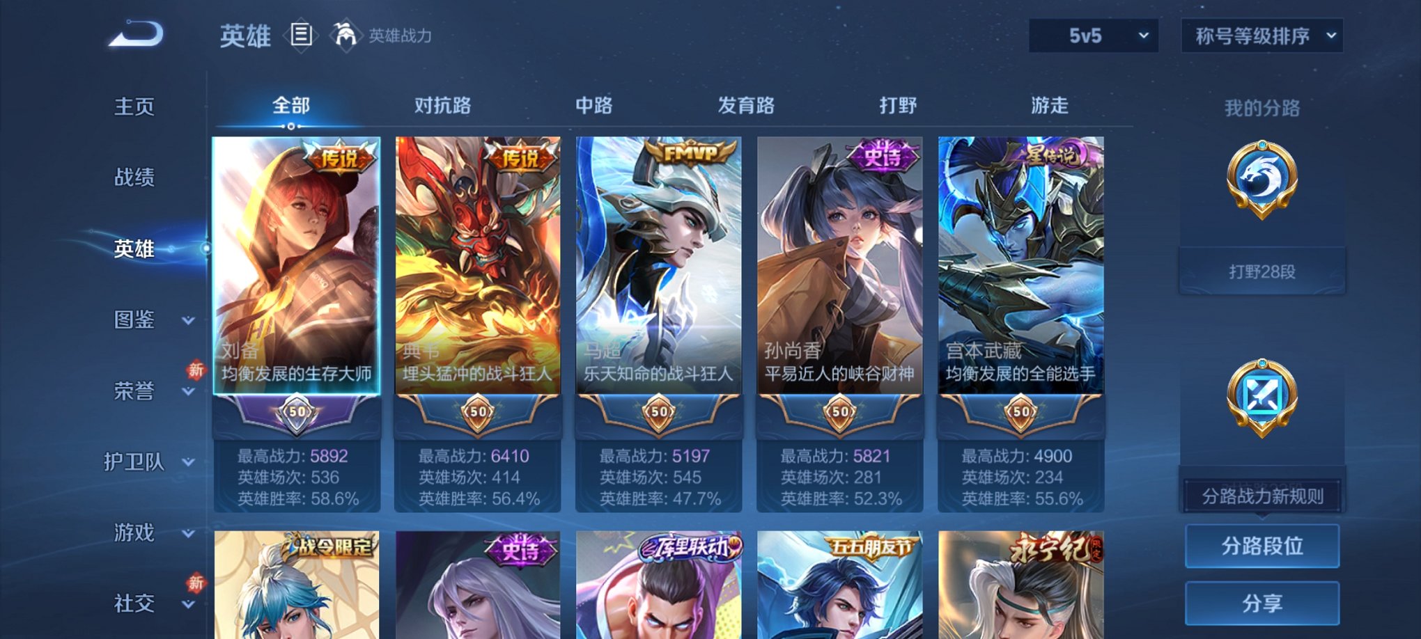 WZCMW4145603王者荣耀账号详情图12