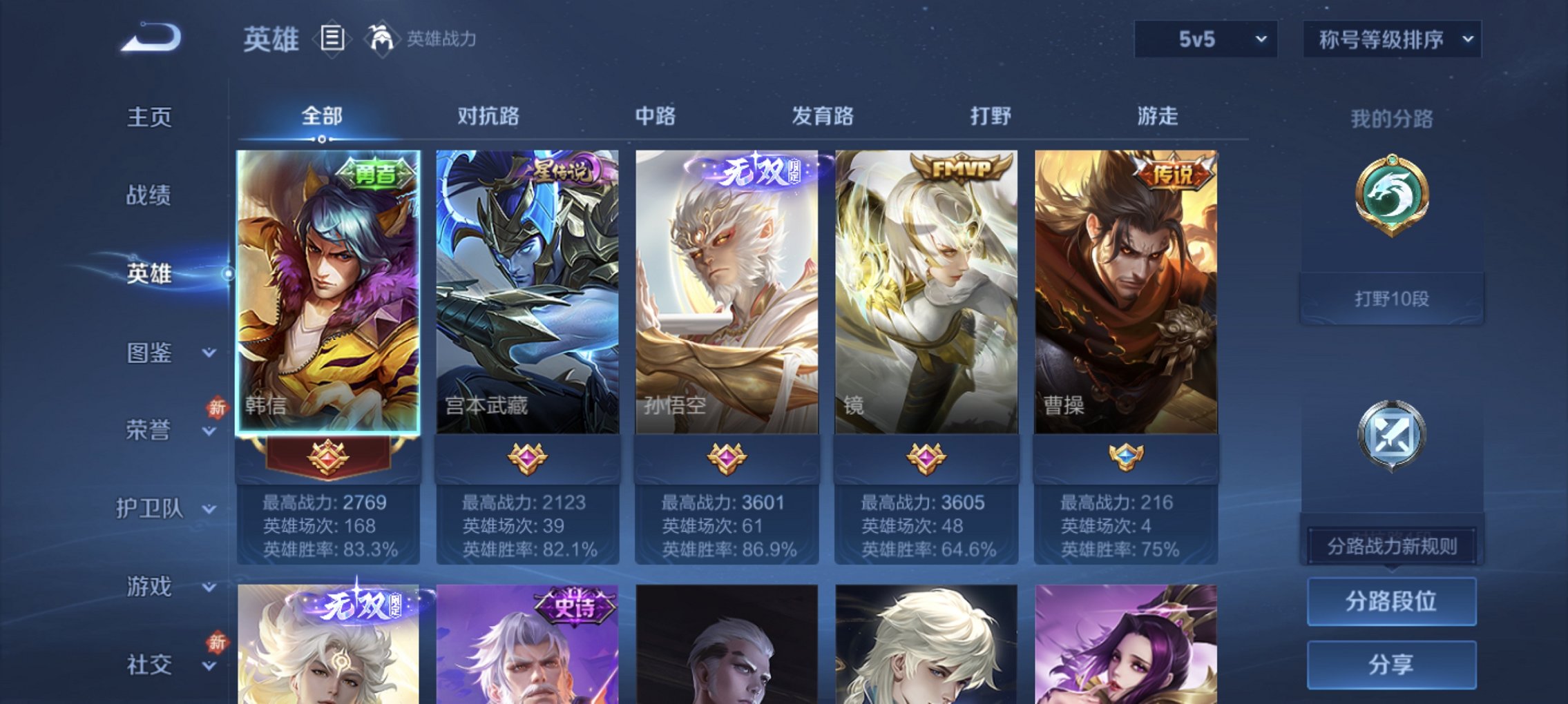 WZCMW4153802王者荣耀账号详情图8