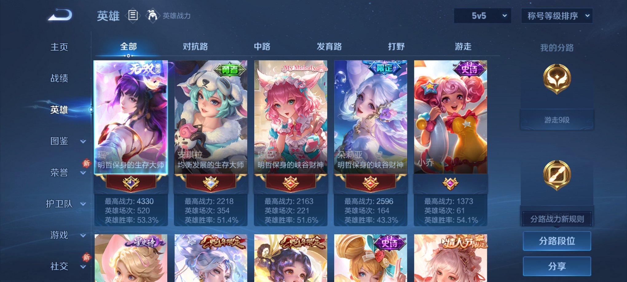 WZCMW4158282王者荣耀账号详情图2