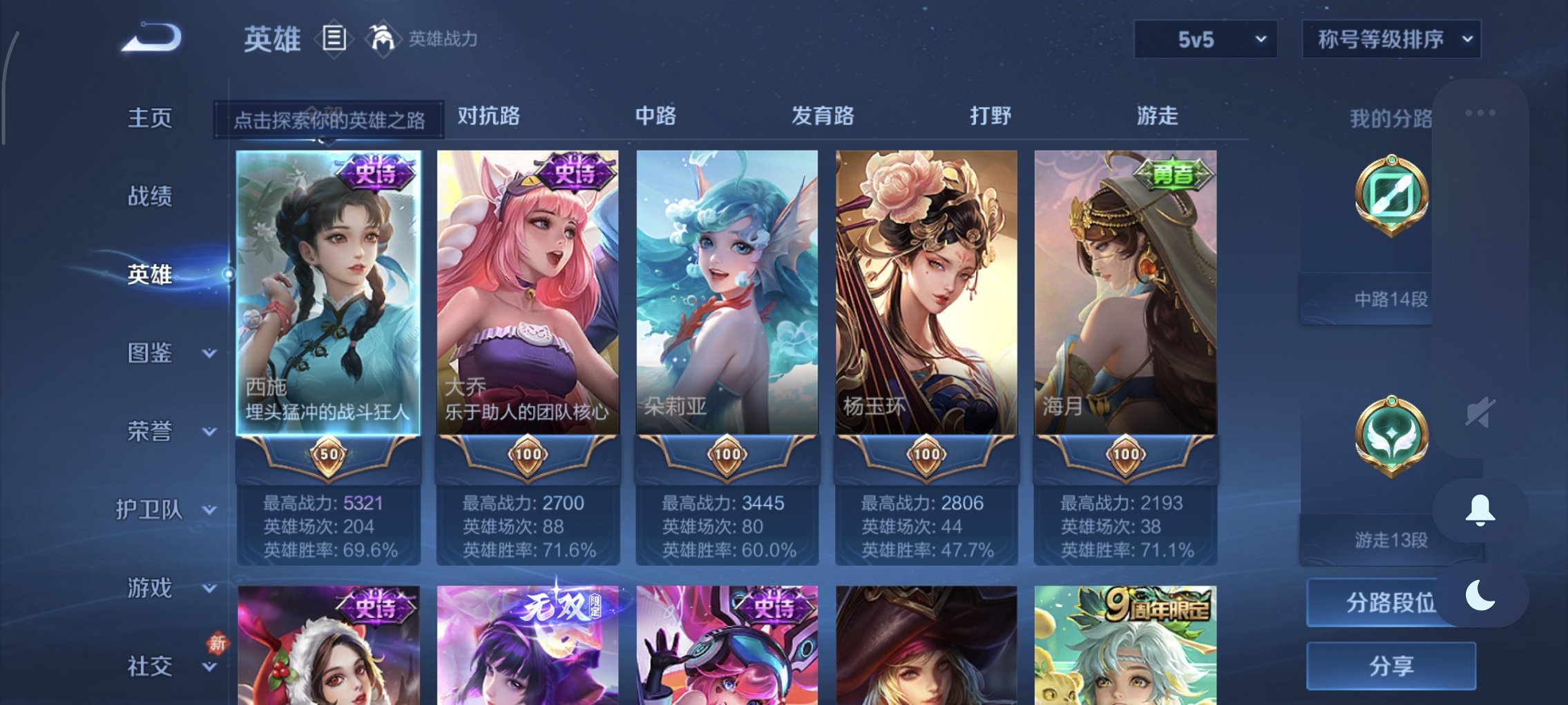 WZCMW4160763王者荣耀账号详情图5